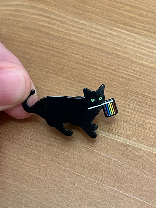 Pride Bean Enamel Pin