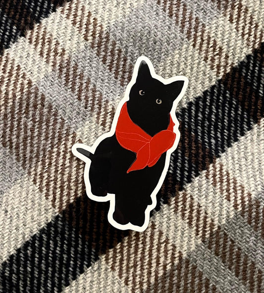 Bean Scarf Sticker