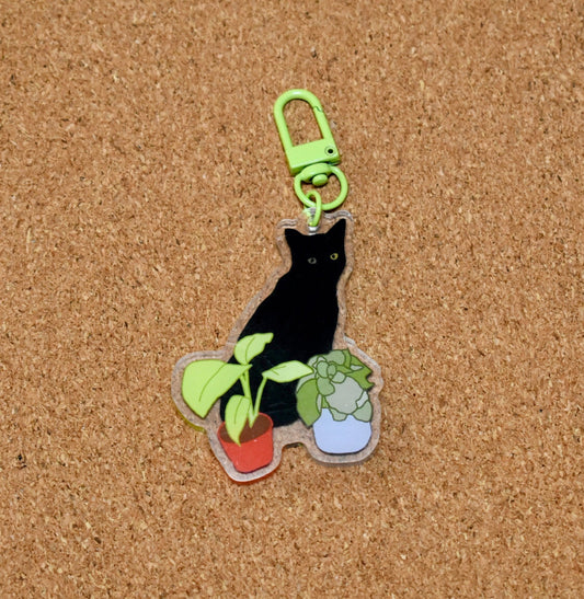 Plant Bean Keychain