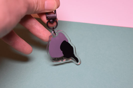 "Not Today" Bean Keychain