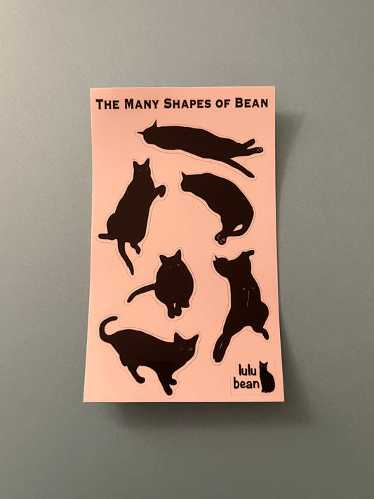 Bean Many Shapes Sticker Sheet