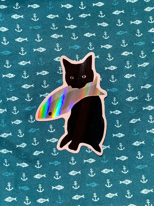 Bean Fishing Sticker