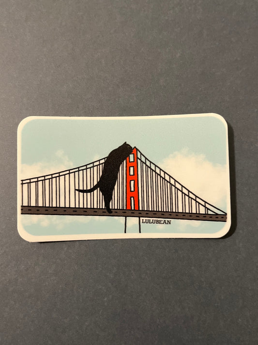 Golden Gate Bean Sticker