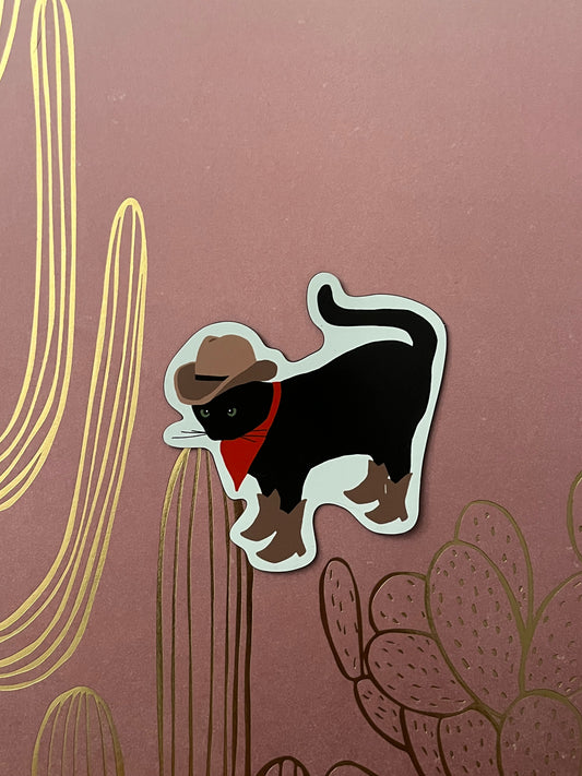 Meowdy Bean Sticker