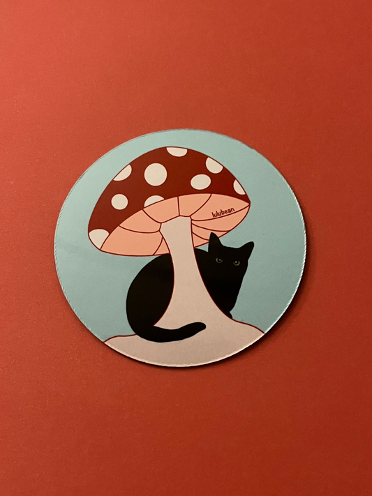 Mushroom Bean Magnet