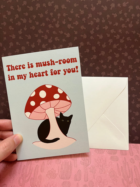 Mushroom Bean Card