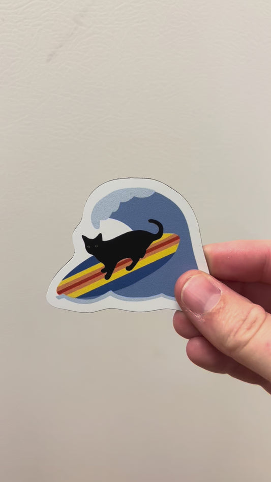 Surfing Bean Magnet